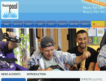 Tablet Screenshot of musicpool.org.uk